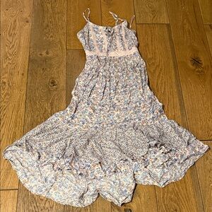 Japna Floral Kids Dress in Pink and Lavender